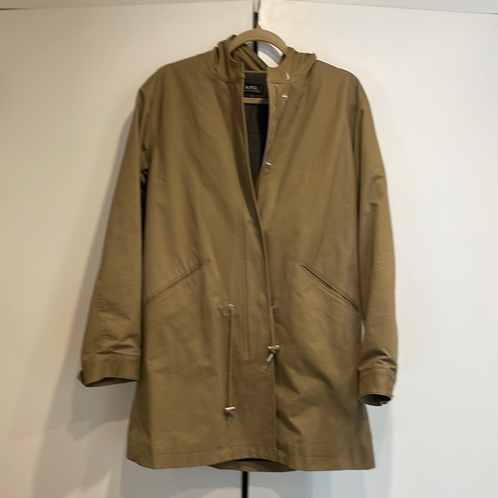 A.P.C. Outerwear Hooded Lined Parka Jacket